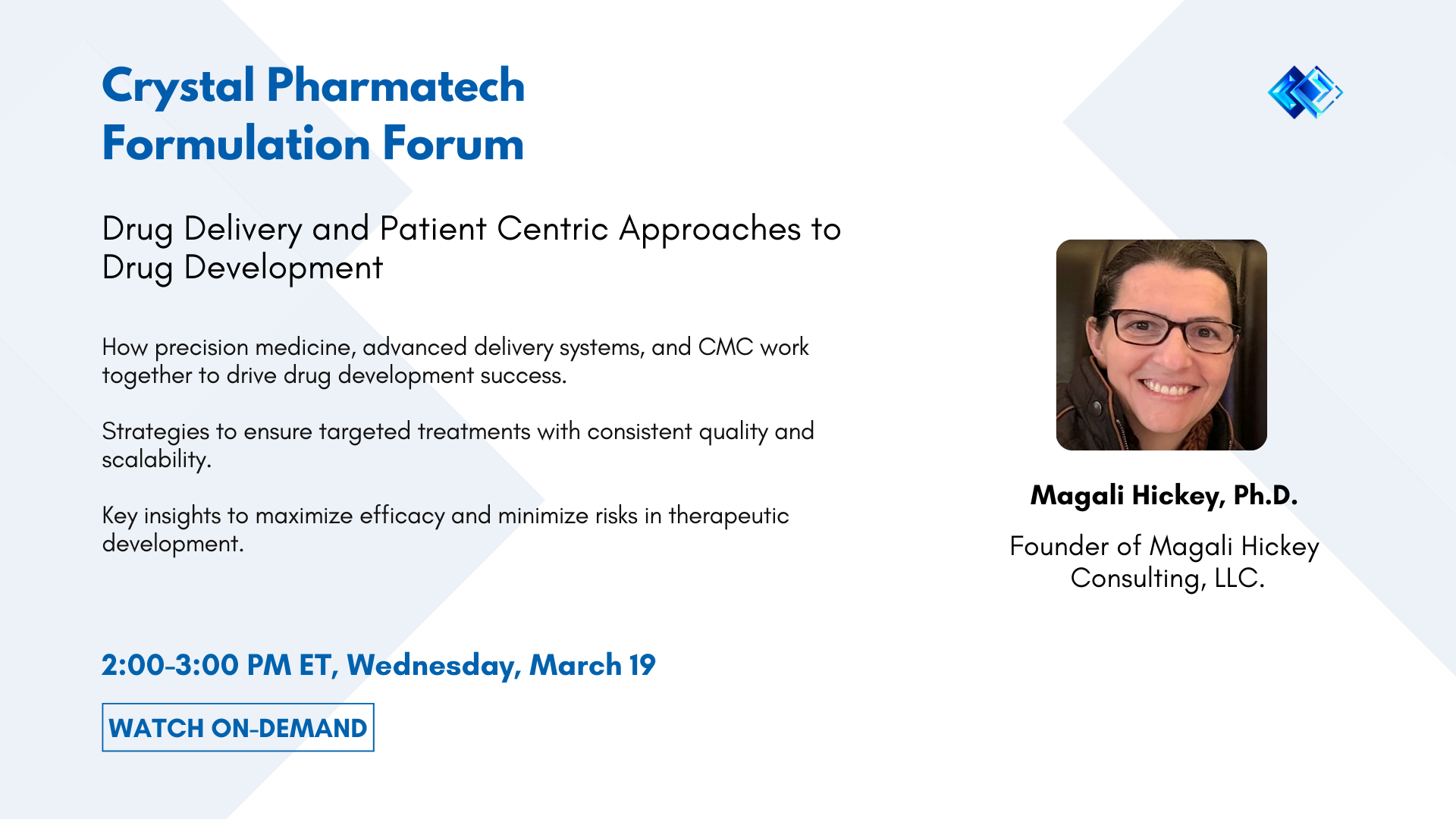 Drug Delivery and Patient Centric Approaches to Drug Development 